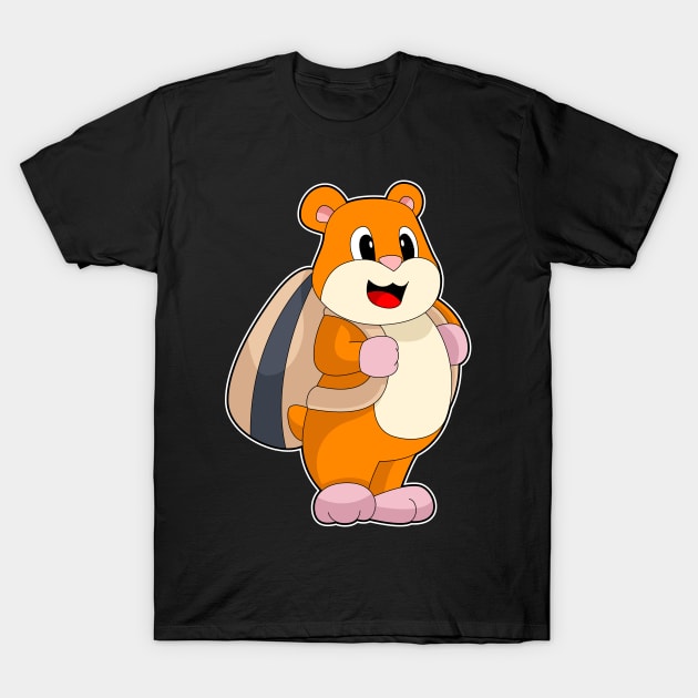 Hamster Seed Backpack T-Shirt by Markus Schnabel